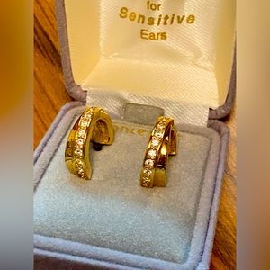 Swarovski Crystal Pierced Earrings